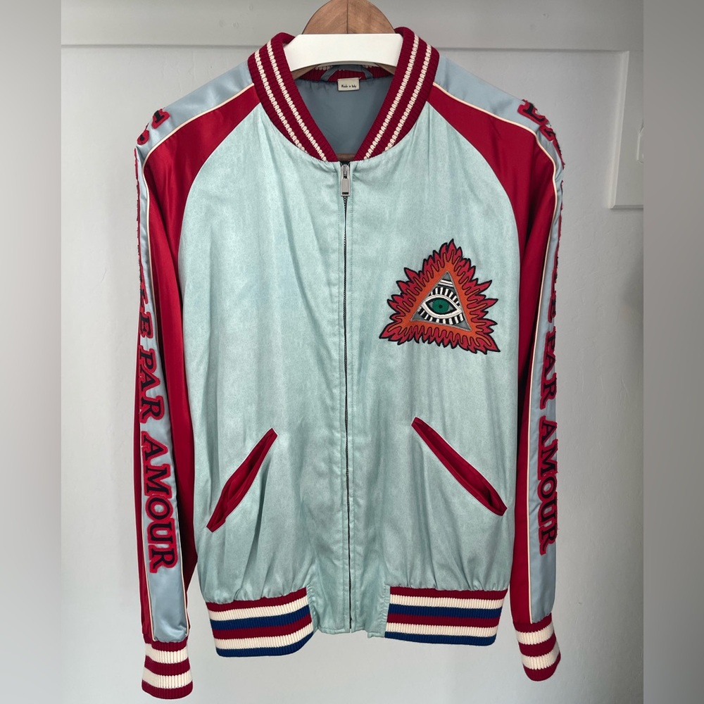 **SOLD Gucci Illuminati Bomber Jacket